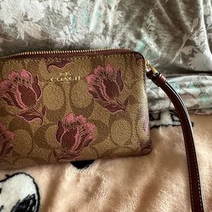 Coach small wristlet